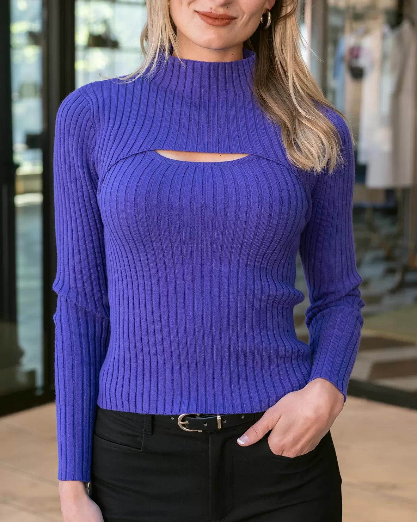 Flash Sale 2-Piece Ribbed Shrug Sweater Sweaters | Fashion Tops