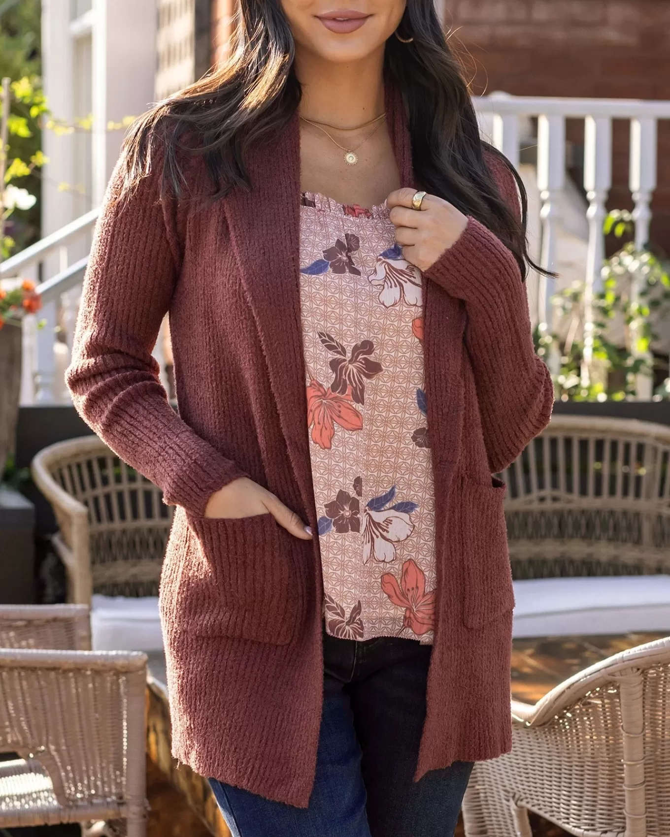 Hot Bambü Cowl Neck Cardigan Lounge Sets | Cardigans + Kimonos