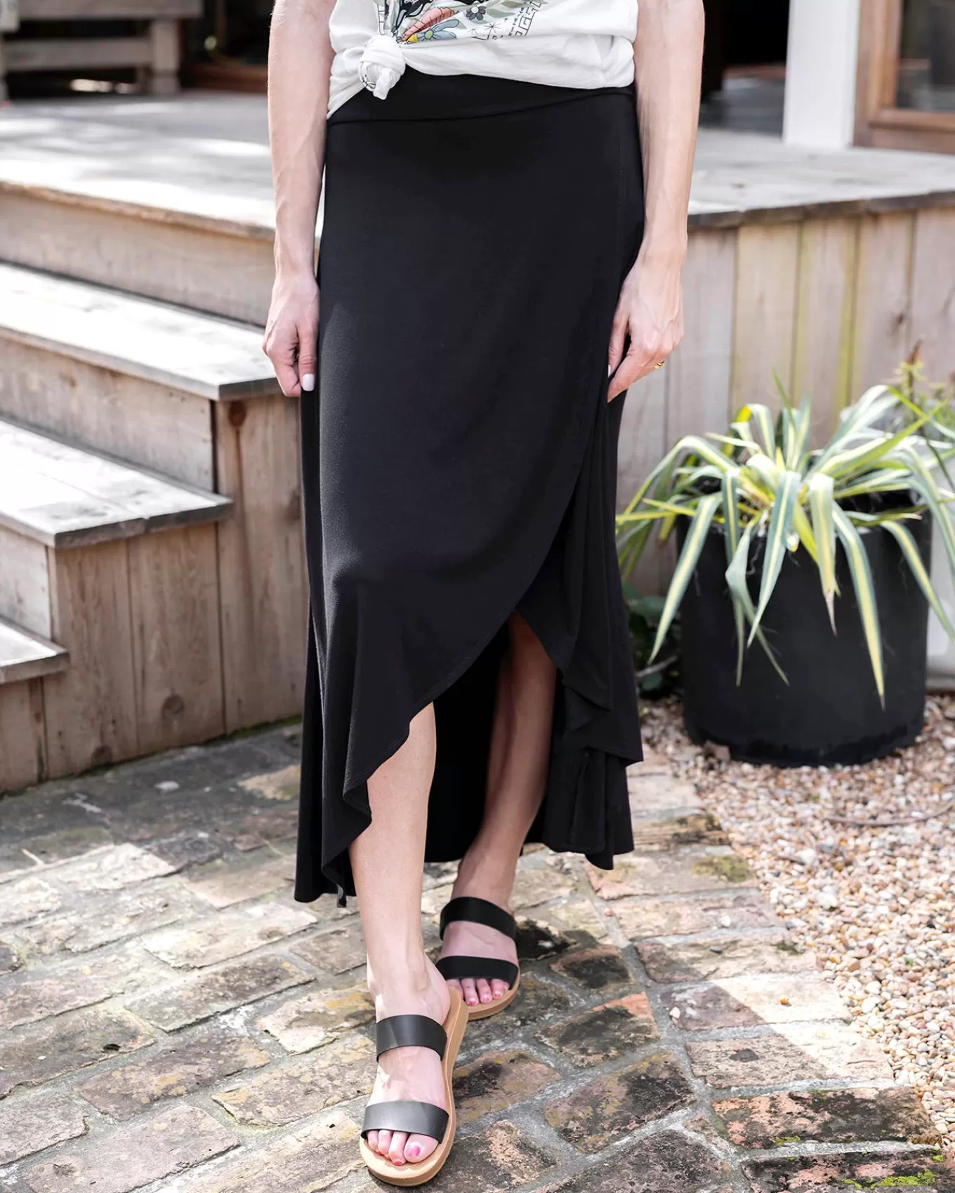 Best Wrap High-Low Maxi Skirt Dresses + Skirts