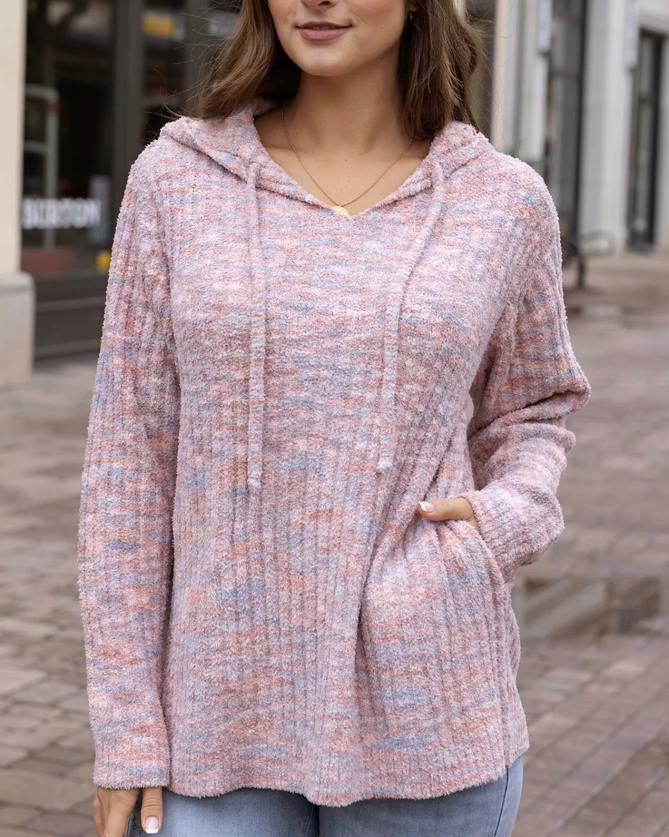 Discount Cloud Ribbed Hoodie - FINAL SALE Hoodies + Pullovers | Sweaters