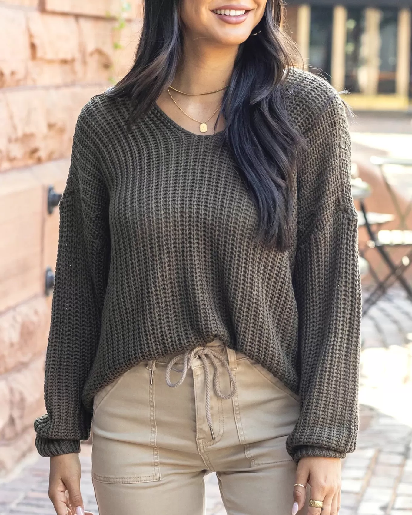 Best Sale Boyfriend Slouchy Knit Sweater Sweaters