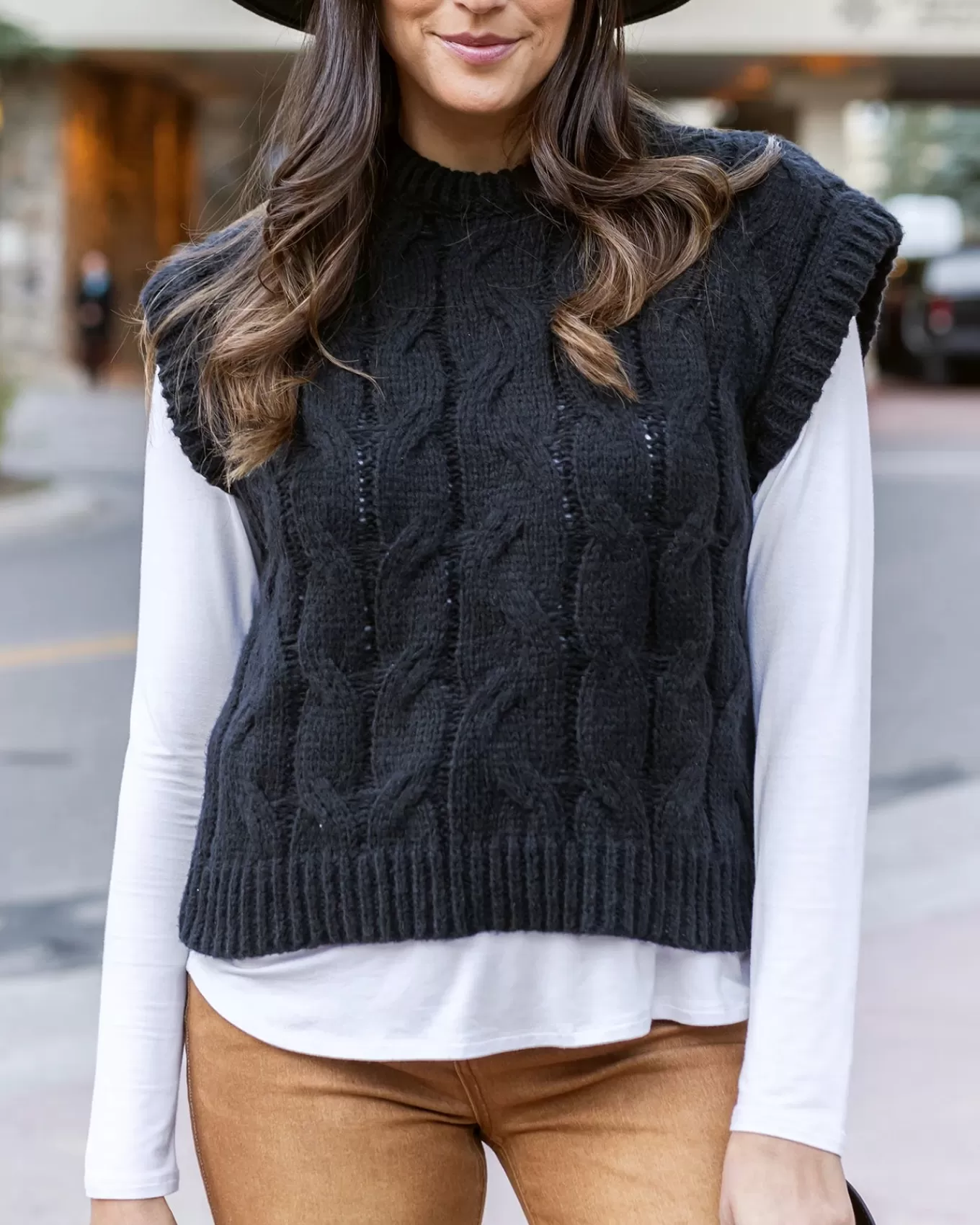 Flash Sale Cable Knit Sweater Vest Sweaters | Jackets + Vests