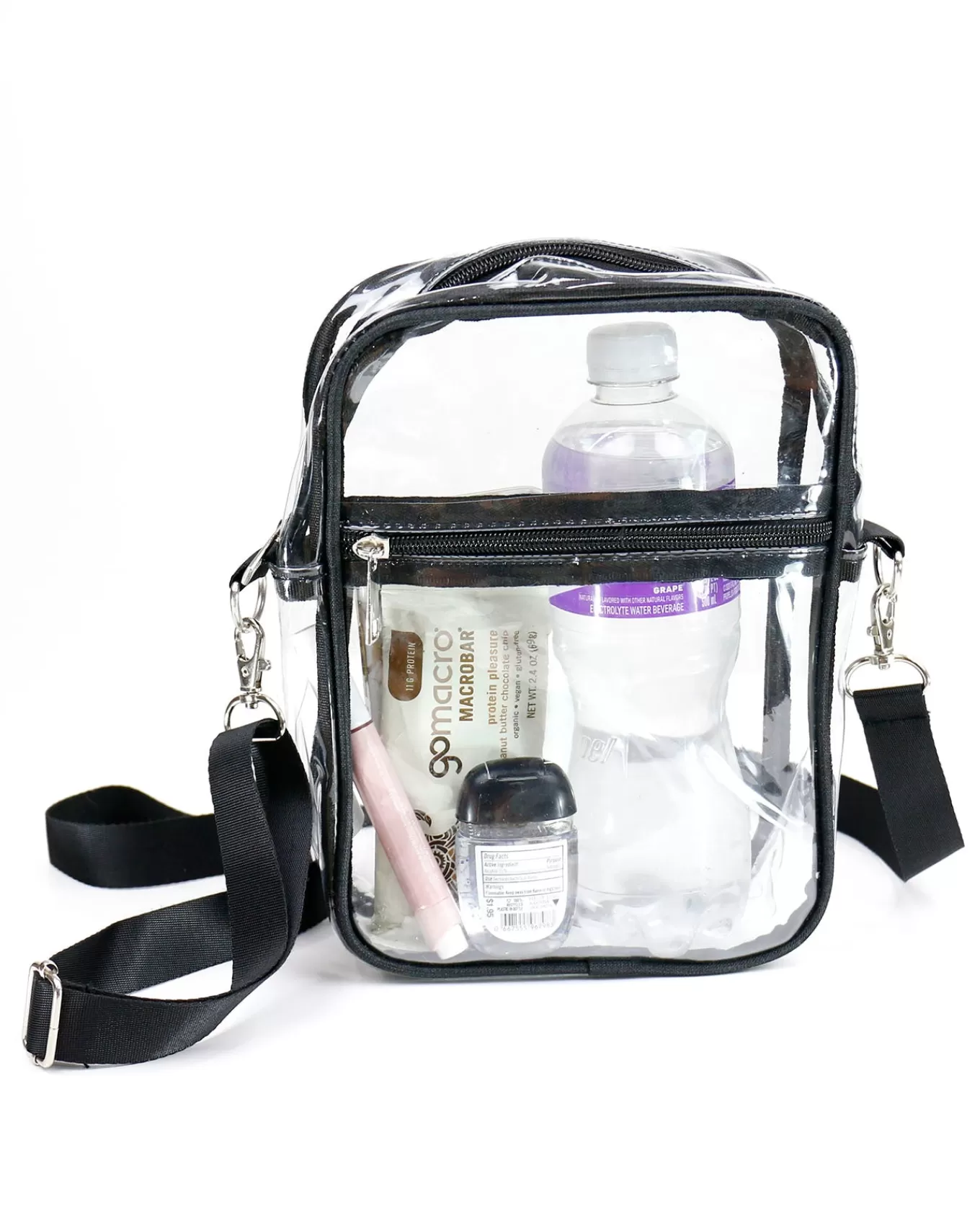 Cheap Clear Stadium Bag - Black Trim Bags