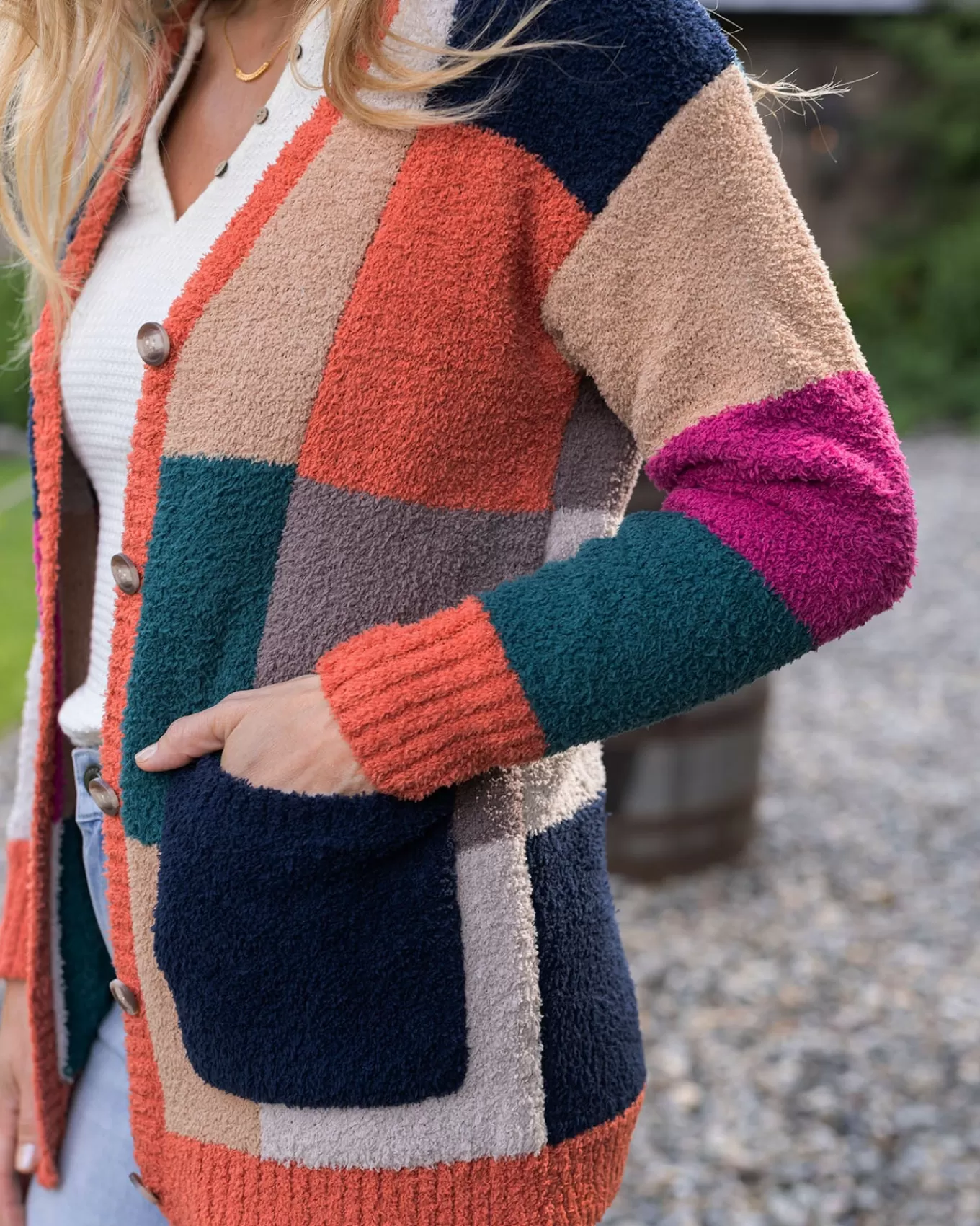 Sale Cloud Patchwork Cardigan - FINAL SALE Robes + Cardigans | Sweaters
