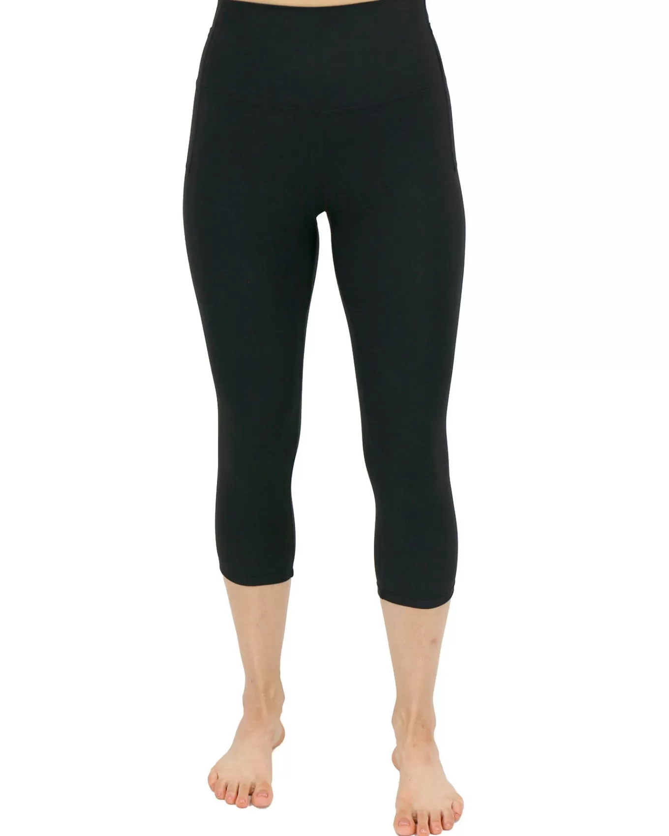 Cheap Cropped Mid-Weight Daily Pocket Leggings In - FINAL SALE Lounge Pants | Leggings