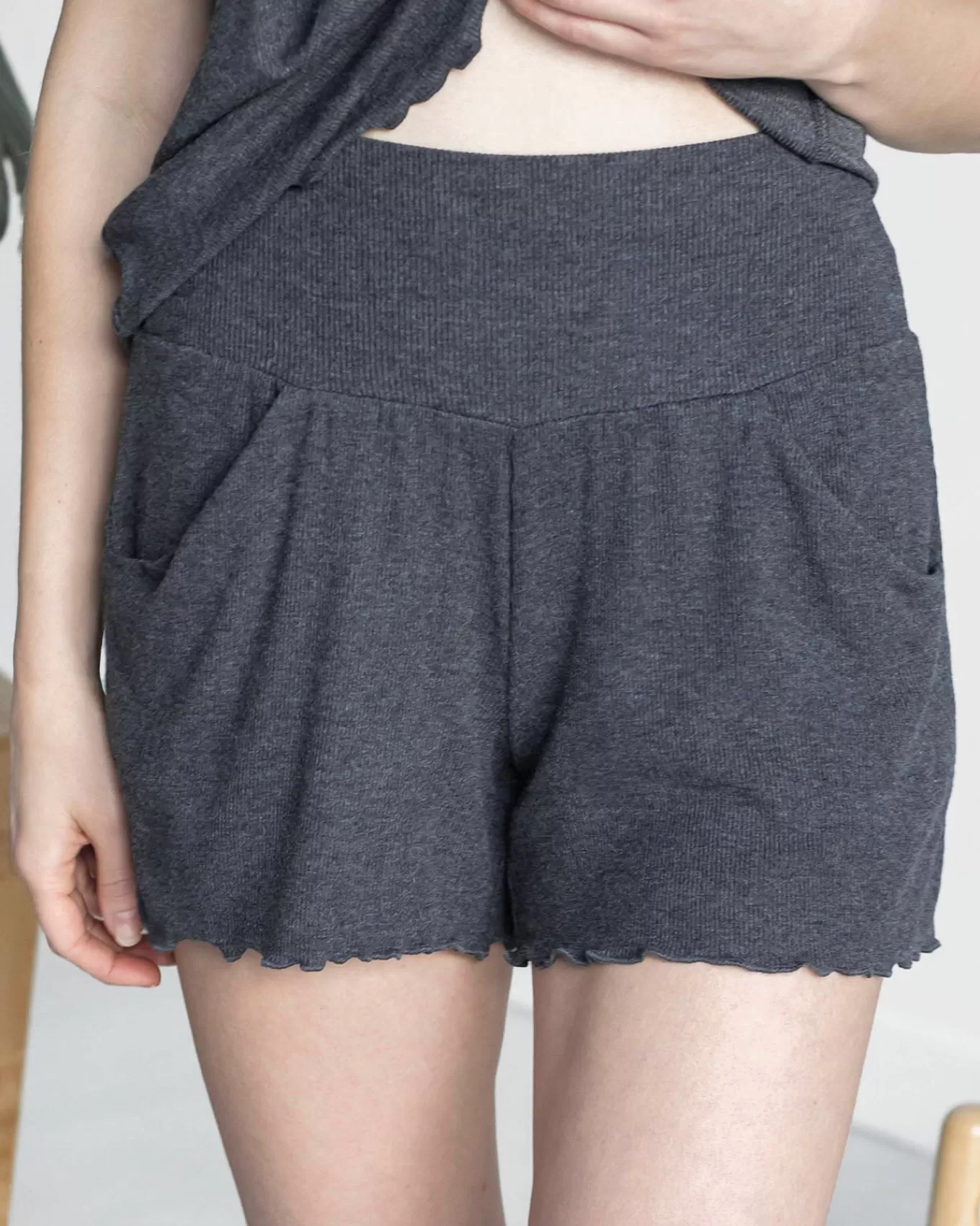 New Essential Ribbed Lounge Sleep Shorts Lounge Sets | Lounge Pants