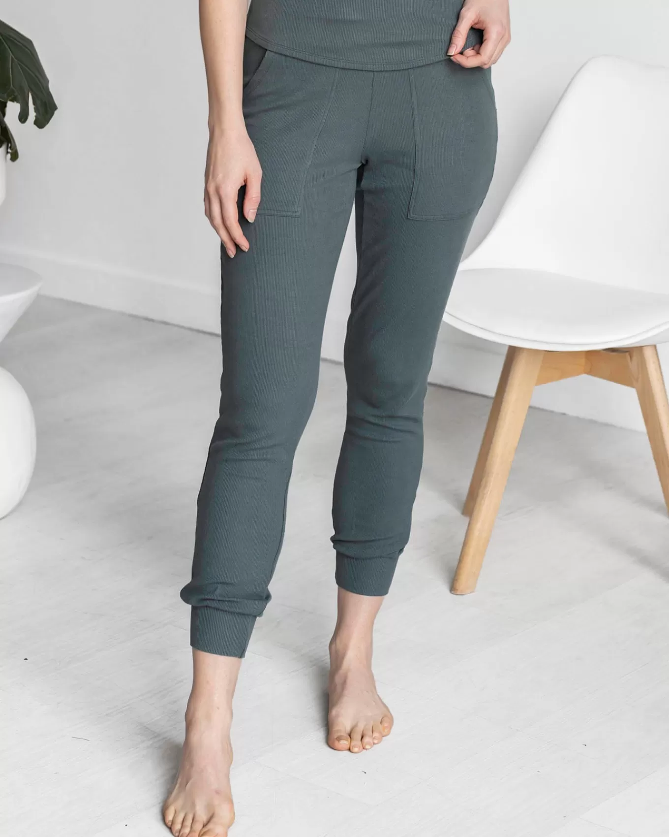 Shop Essential Ribbed Jogger Pants Lounge Sets | Lounge Pants