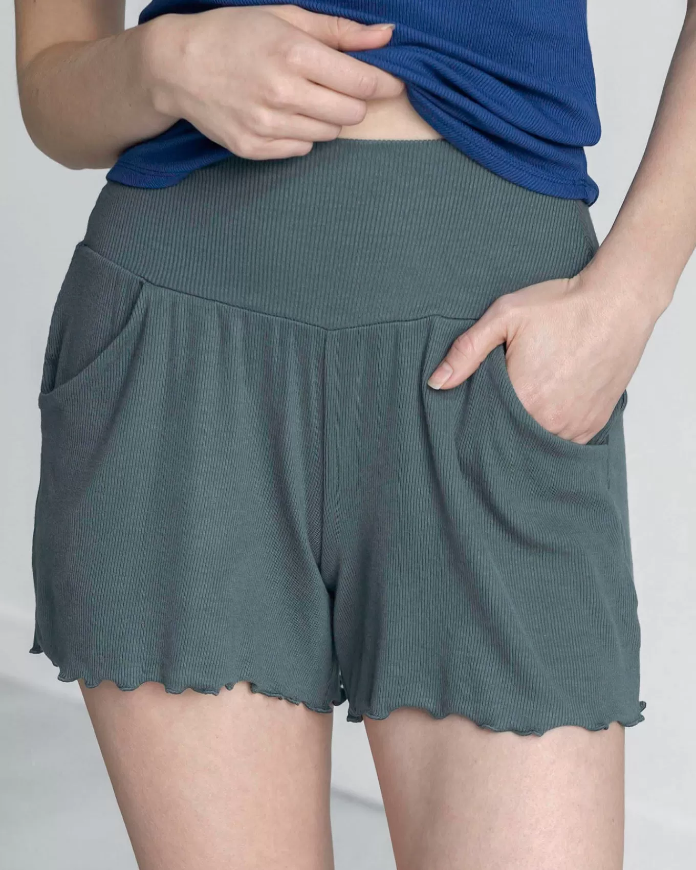 Sale Essential Ribbed Lounge Sleep Shorts Lounge Sets | Lounge Pants