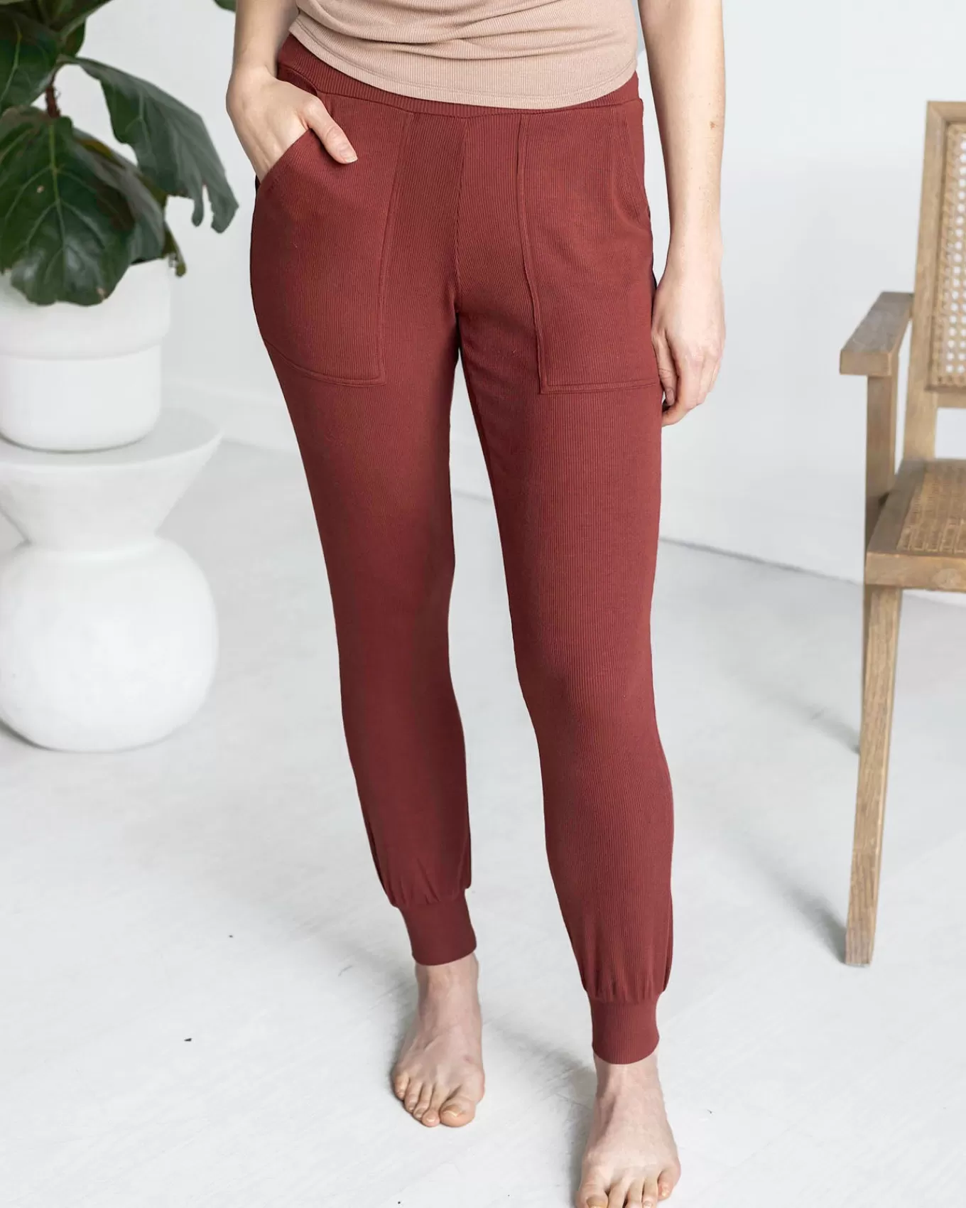 Shop Essential Ribbed Jogger Pants Lounge Sets | Lounge Pants
