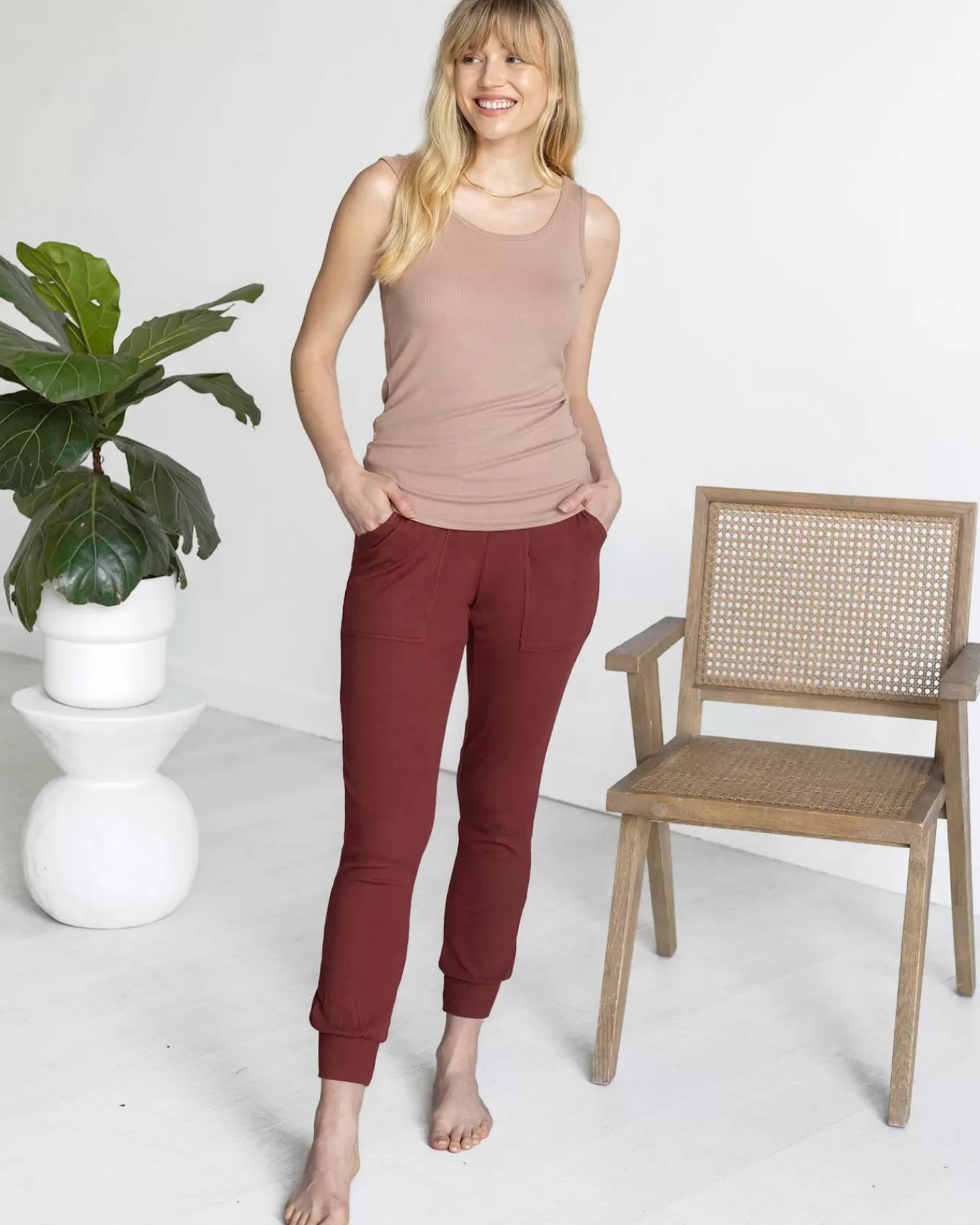 Shop Essential Ribbed Jogger Pants Lounge Sets | Lounge Pants