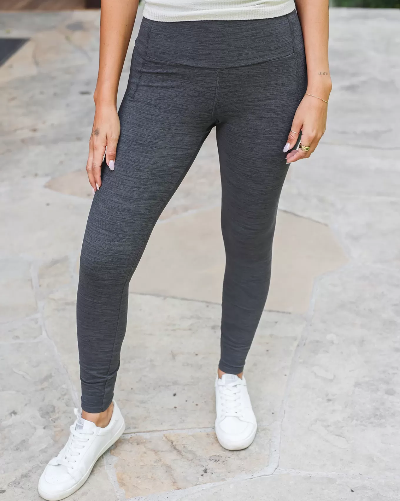 Clearance Fleece Lined Pocket Leggings Lounge Pants | Leggings