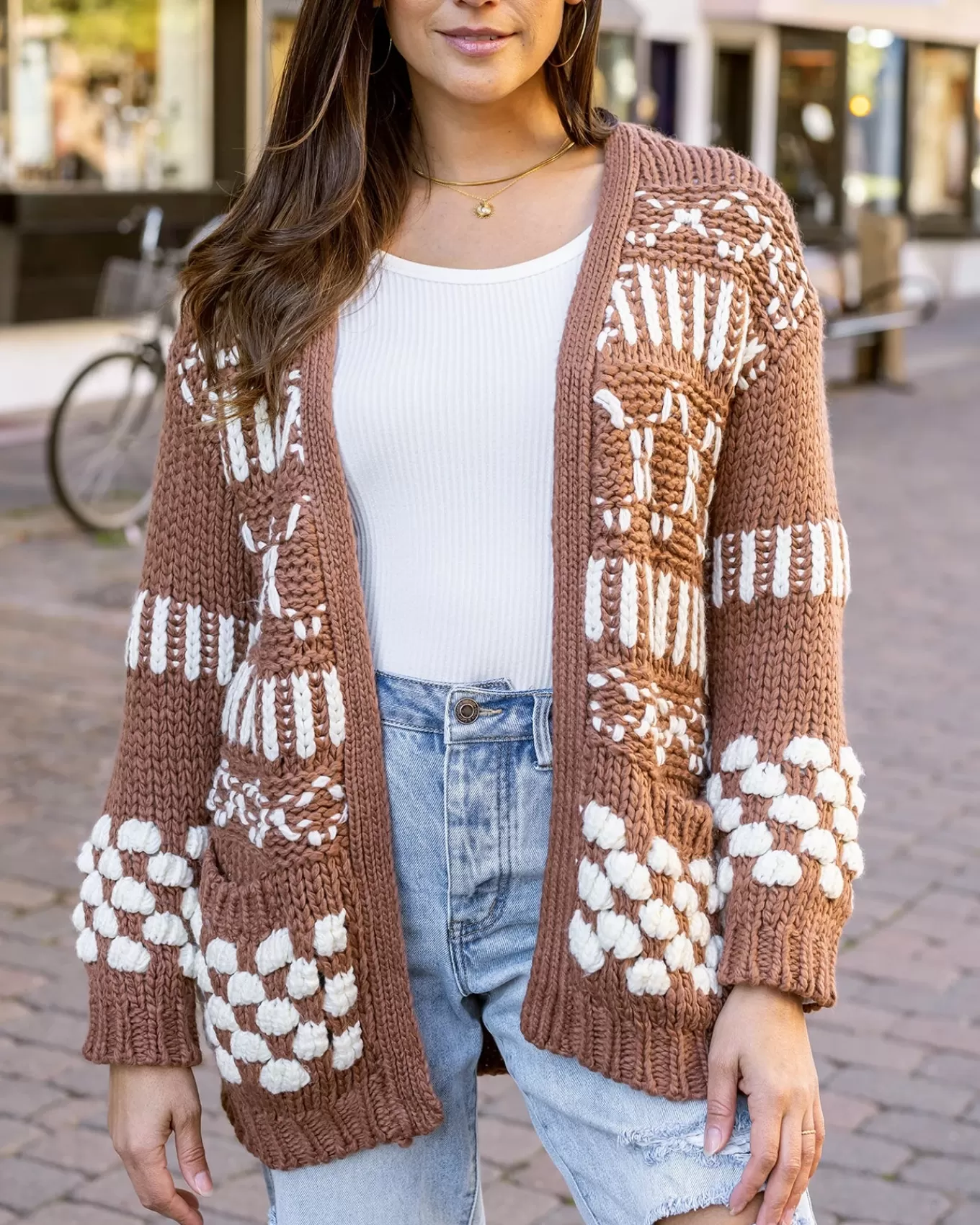 Sale Bobble Knit Chunky Cardigan Robes + Cardigans | Cardigans + Kimonos