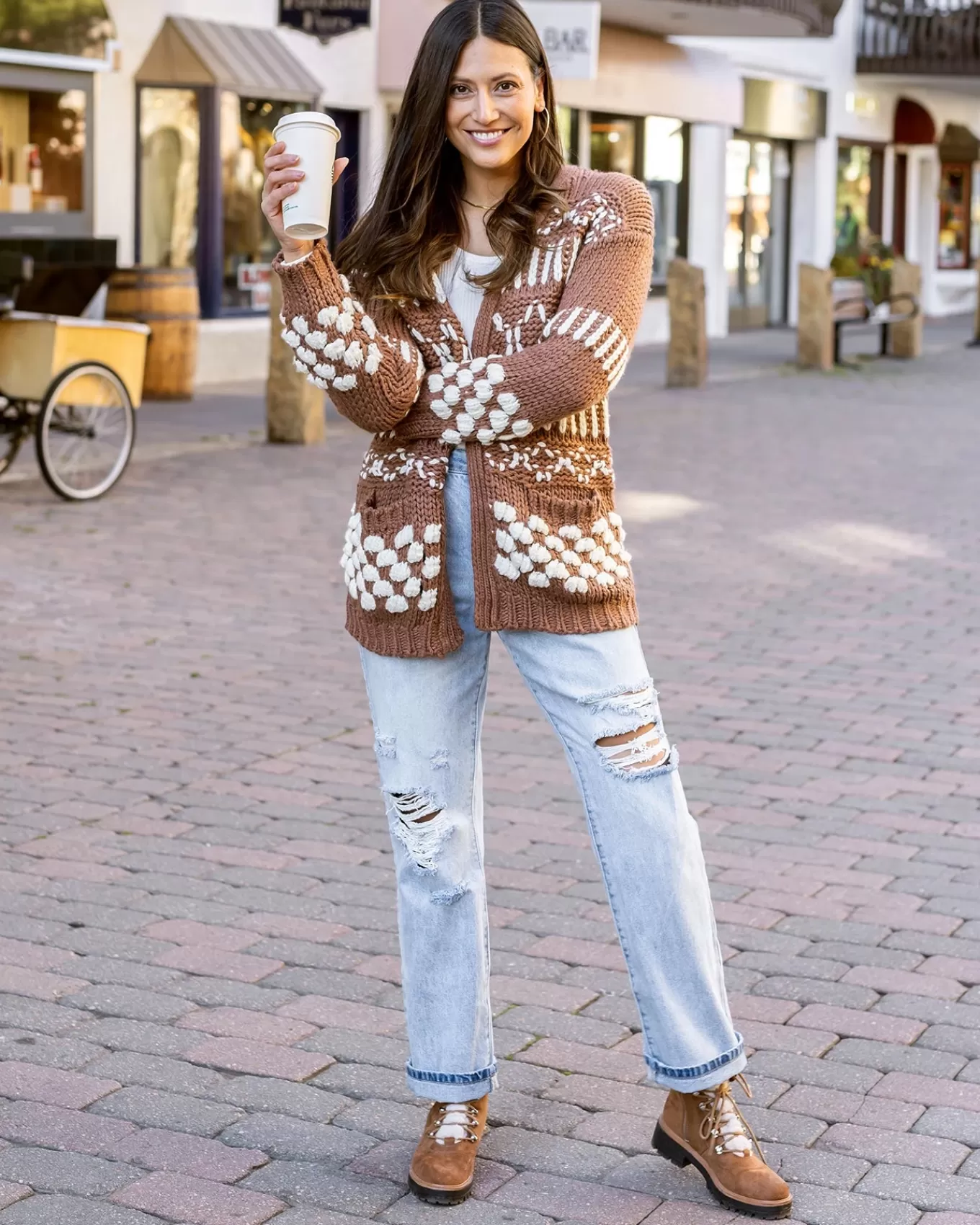 Sale Bobble Knit Chunky Cardigan Robes + Cardigans | Cardigans + Kimonos