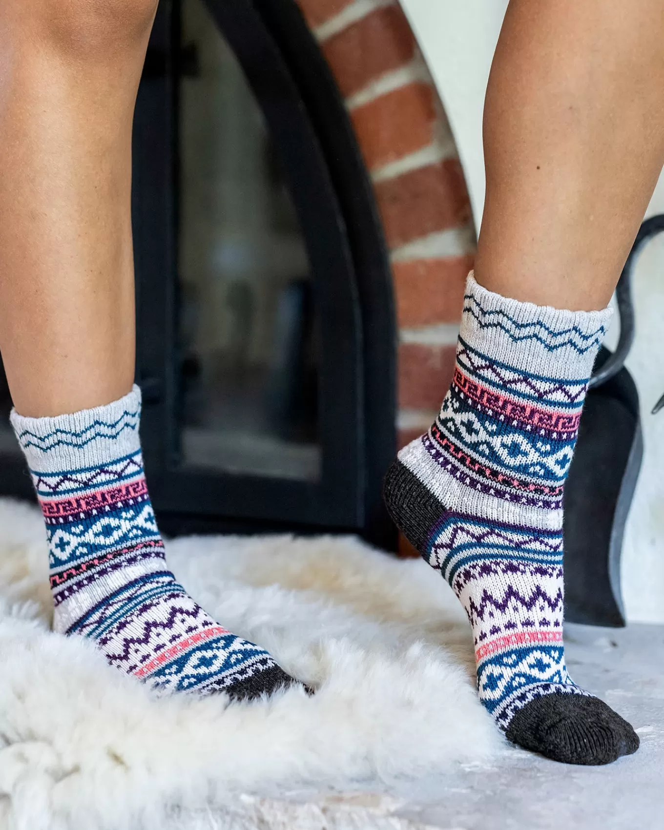 Store Knit Cozy Crew Socks Slippers + Socks | Slippers + Socks