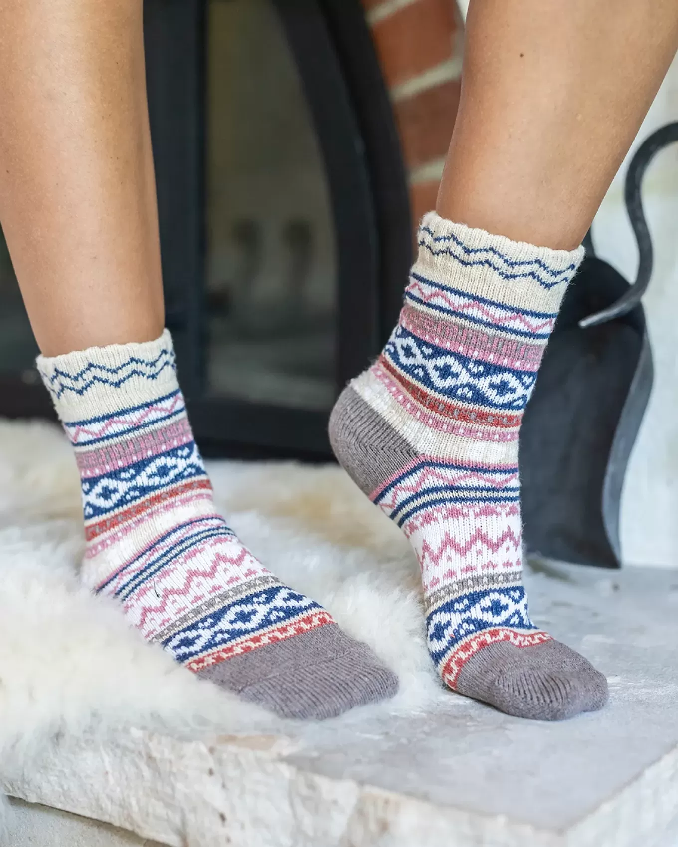 Flash Sale Knit Cozy Crew Socks Slippers + Socks | Slippers + Socks