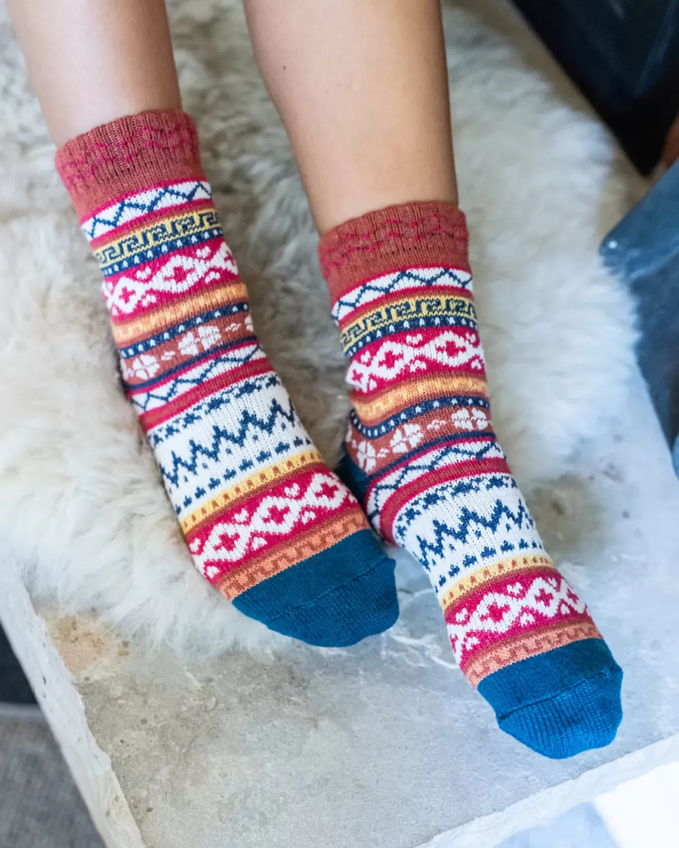 Sale Knit Cozy Crew Socks Slippers + Socks | Slippers + Socks