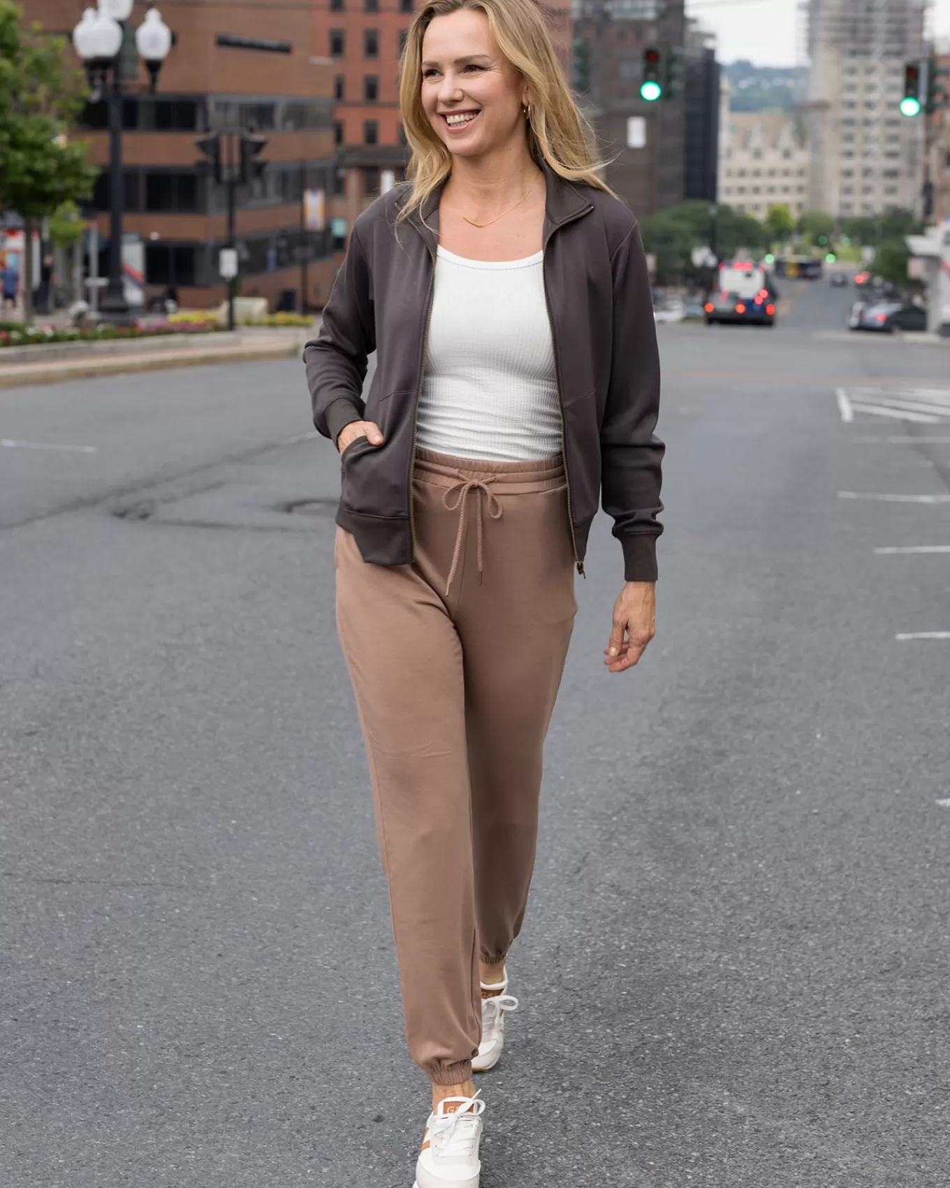 Hot Luxe Knit Zip Up Jacket Lounge Tops | Jackets + Vests