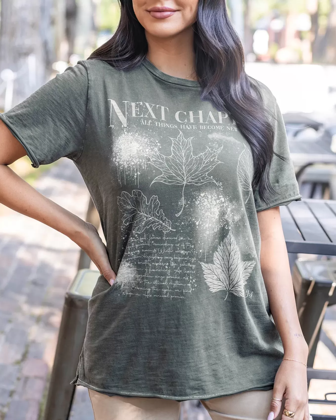 Store Mineral Washed Graphic Tee - Graphic Tees