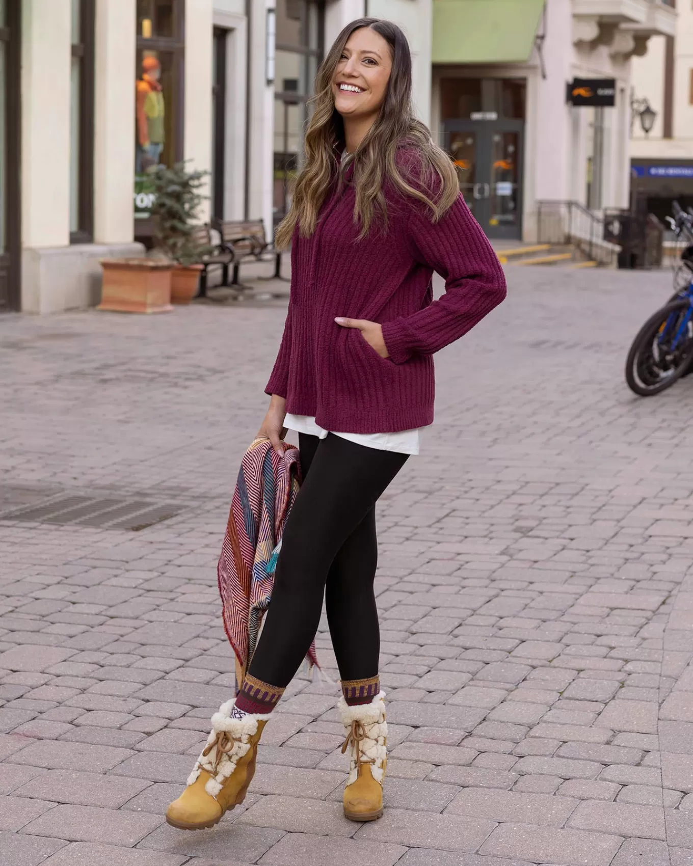 Fashion Cloud Ribbed Hoodie - FINAL SALE Hoodies + Pullovers | Sweaters