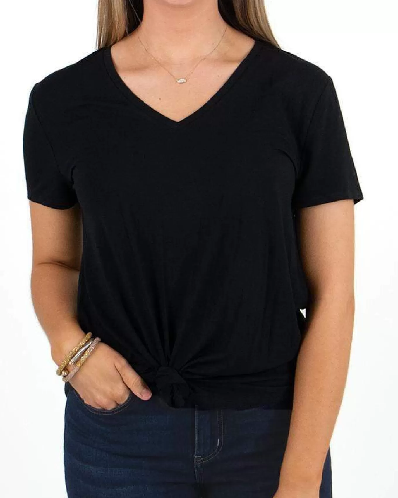 Best Perfect V-Neck Tee In Lounge Tops | Basics