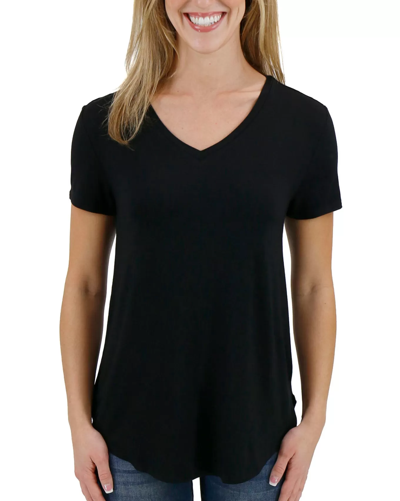 Best Perfect V-Neck Tee In Lounge Tops | Basics
