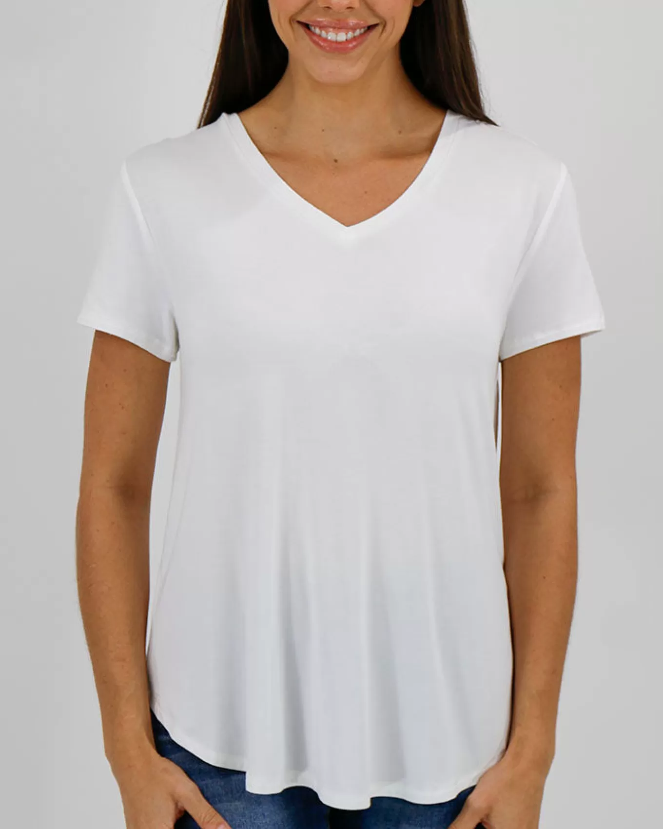 Sale Perfect V-Neck Tee In Lounge Tops | Basics