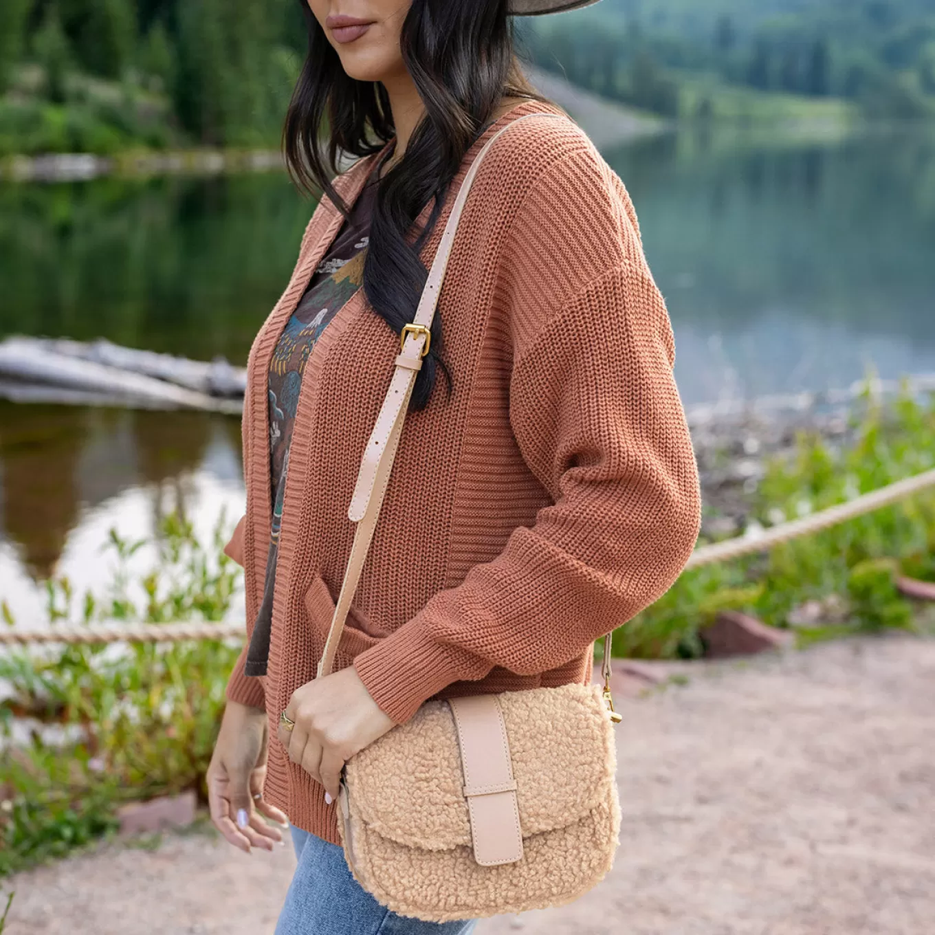 Fashion Sherpa Purse In Bags