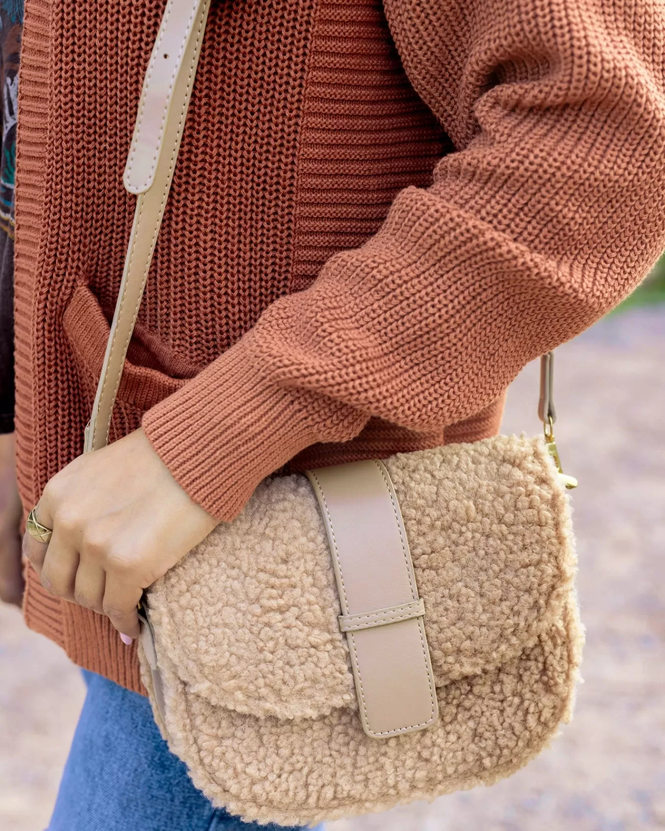 Fashion Sherpa Purse In Bags