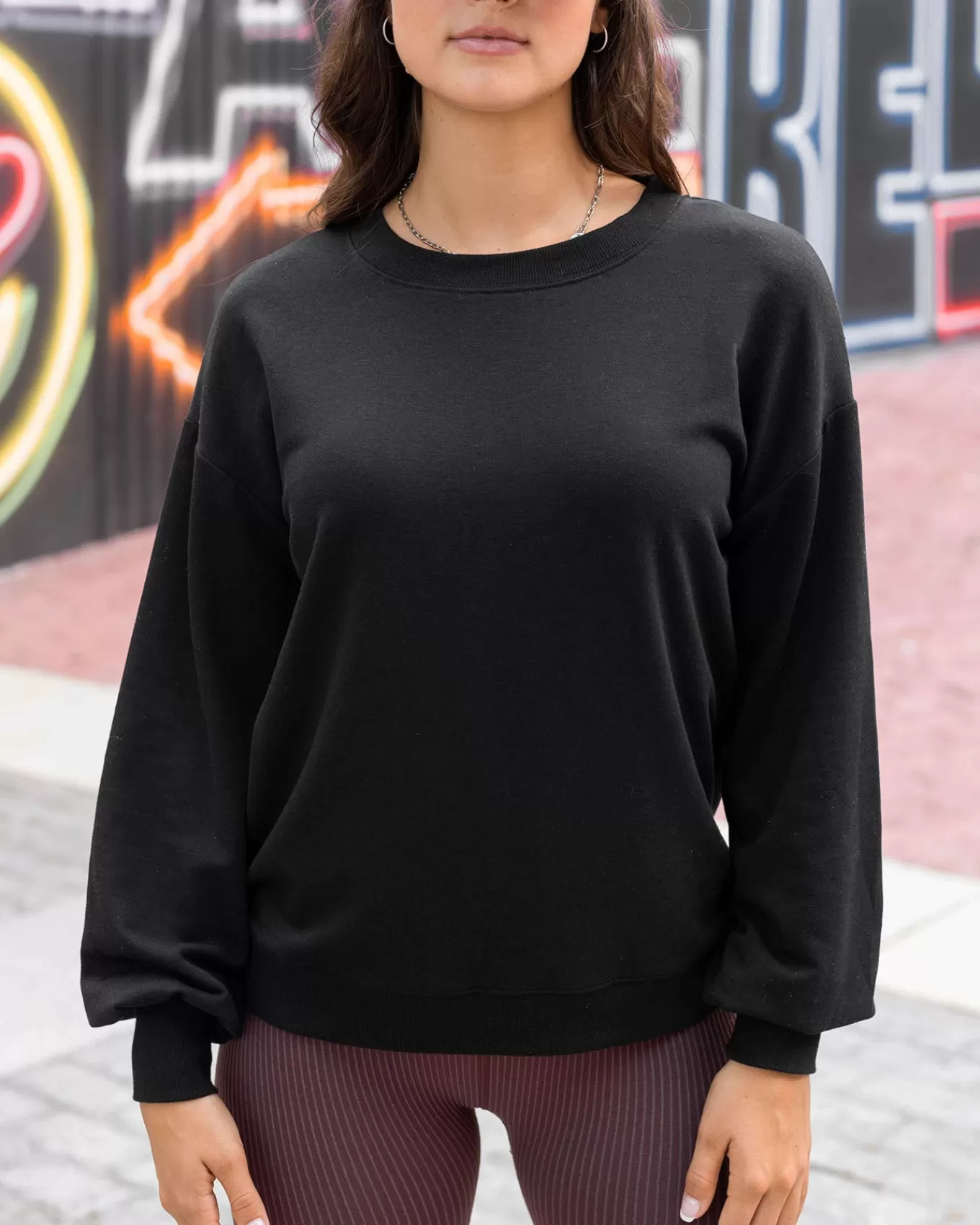 Shop Signature Soft Sweatshirt - FINAL SALE Lounge Sets | Lounge Tops