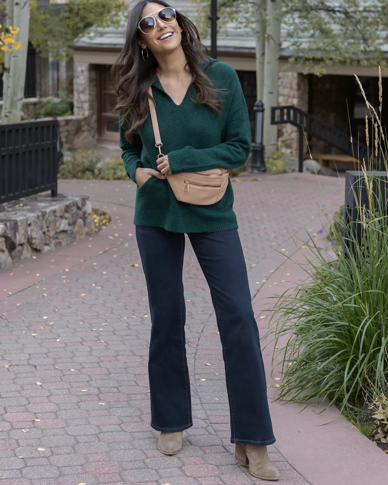 Shop So Soft Knit Sweater Hoodie Hoodies + Pullovers