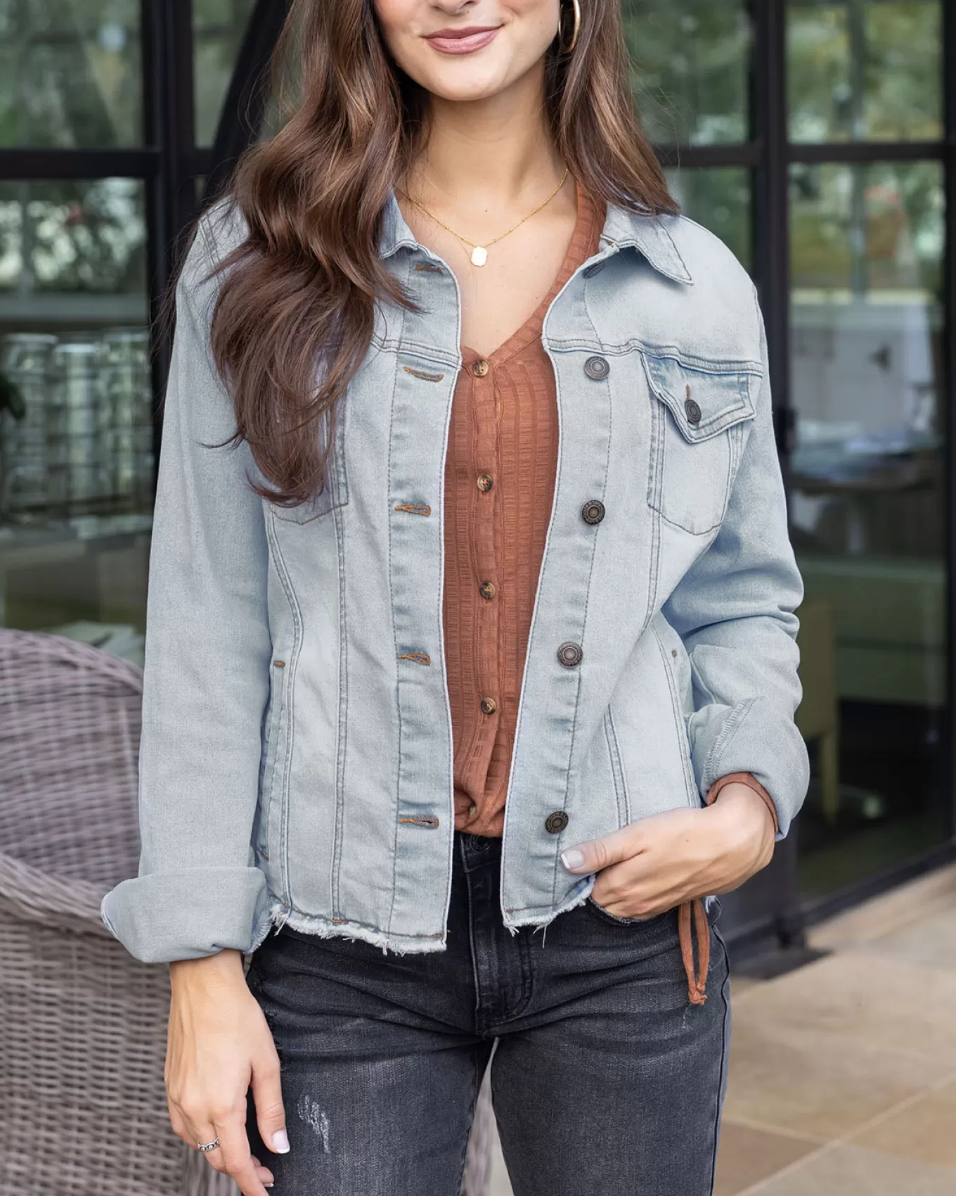 Flash Sale Soft Wash Denim Jacket In Jackets + Vests