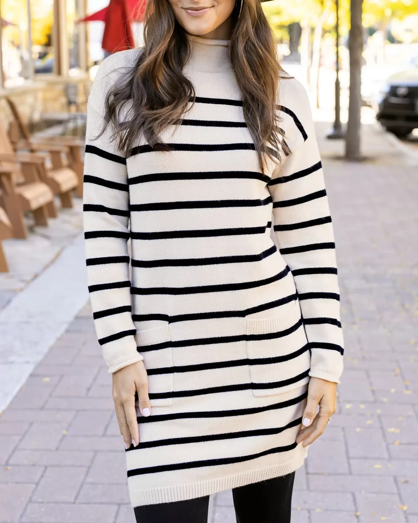 Online Striped Sweater Dress Dresses + Skirts