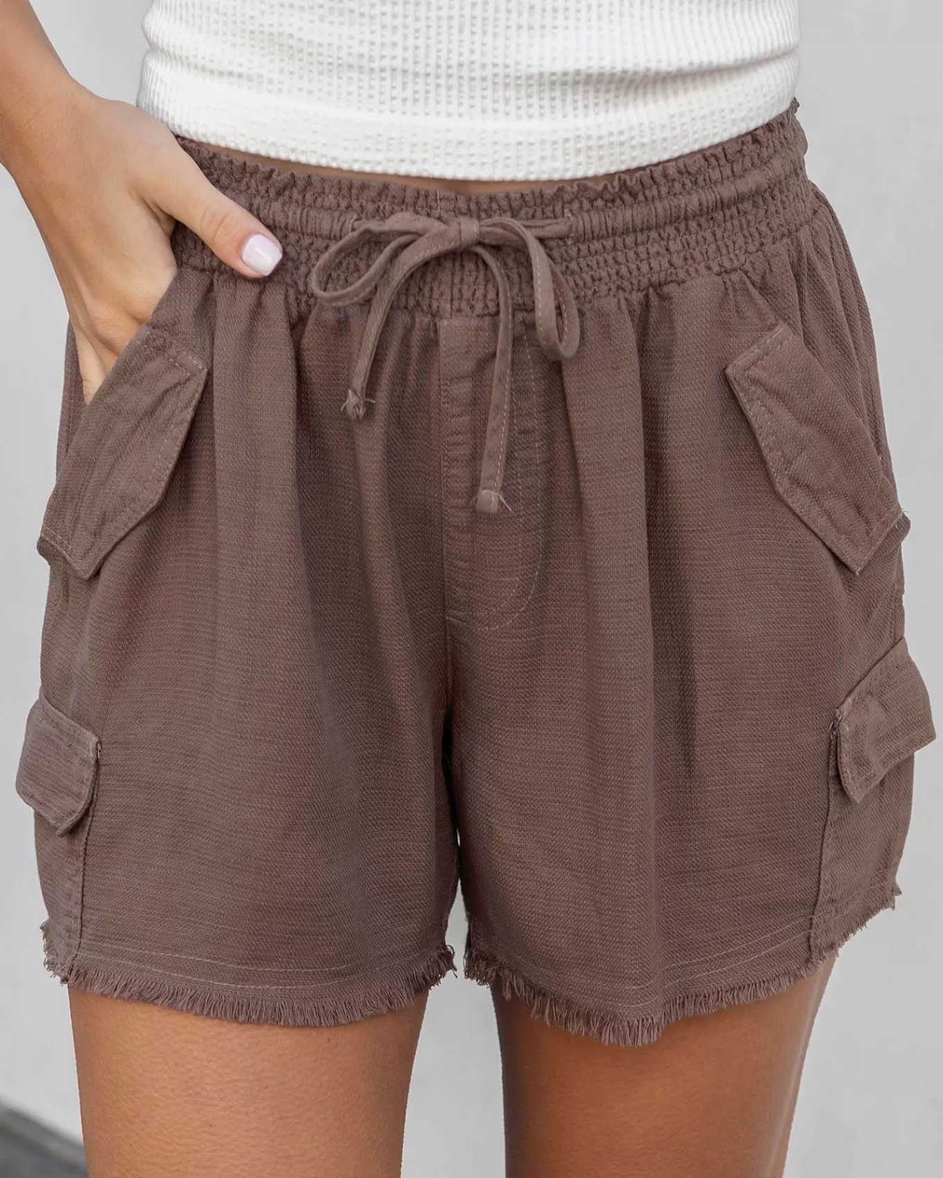 Clearance Tencel™ Lyocell Cargo Soft Shorts - FINAL SALE Shorts