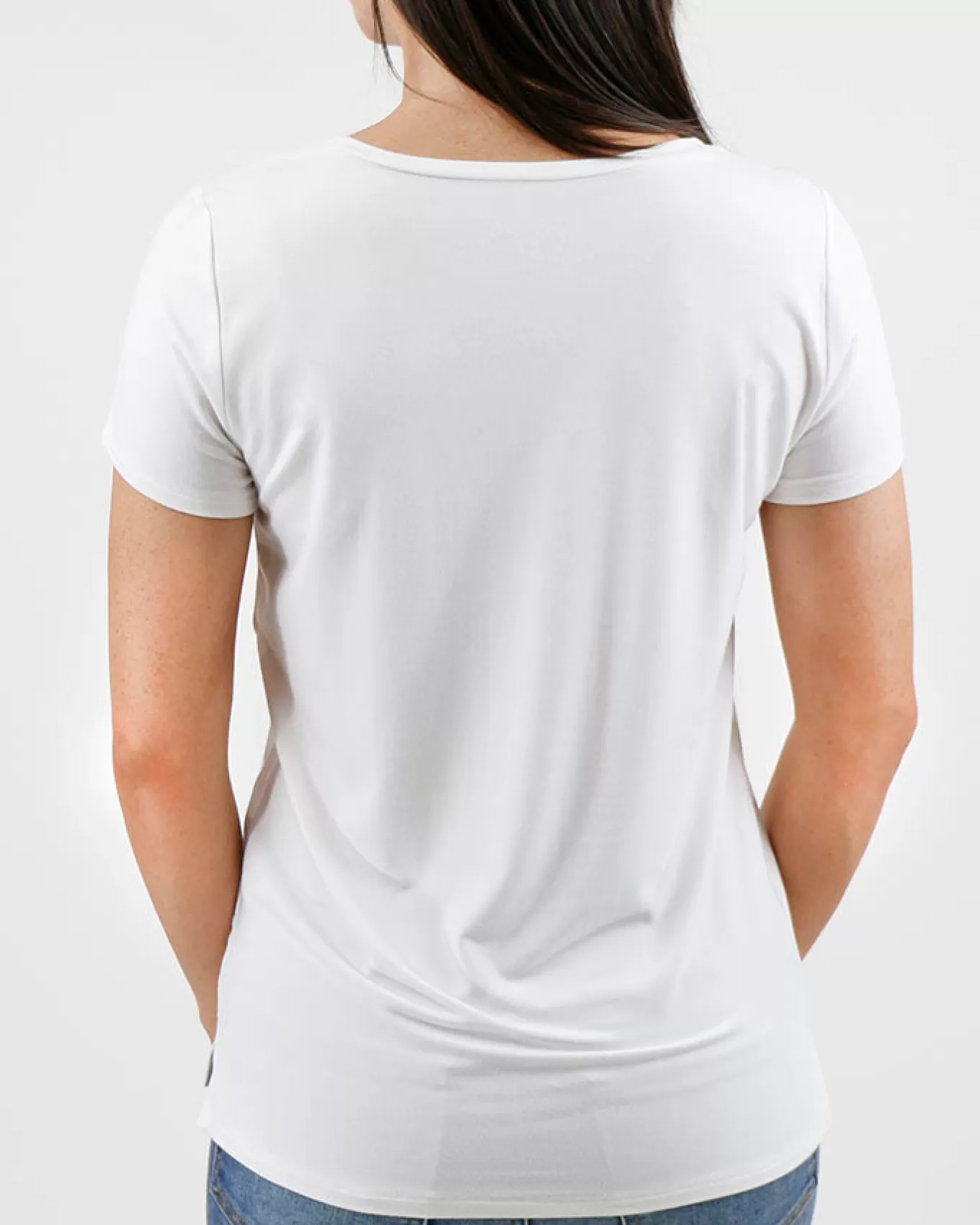 Shop True Fit Perfect Pocket Tee In Basics