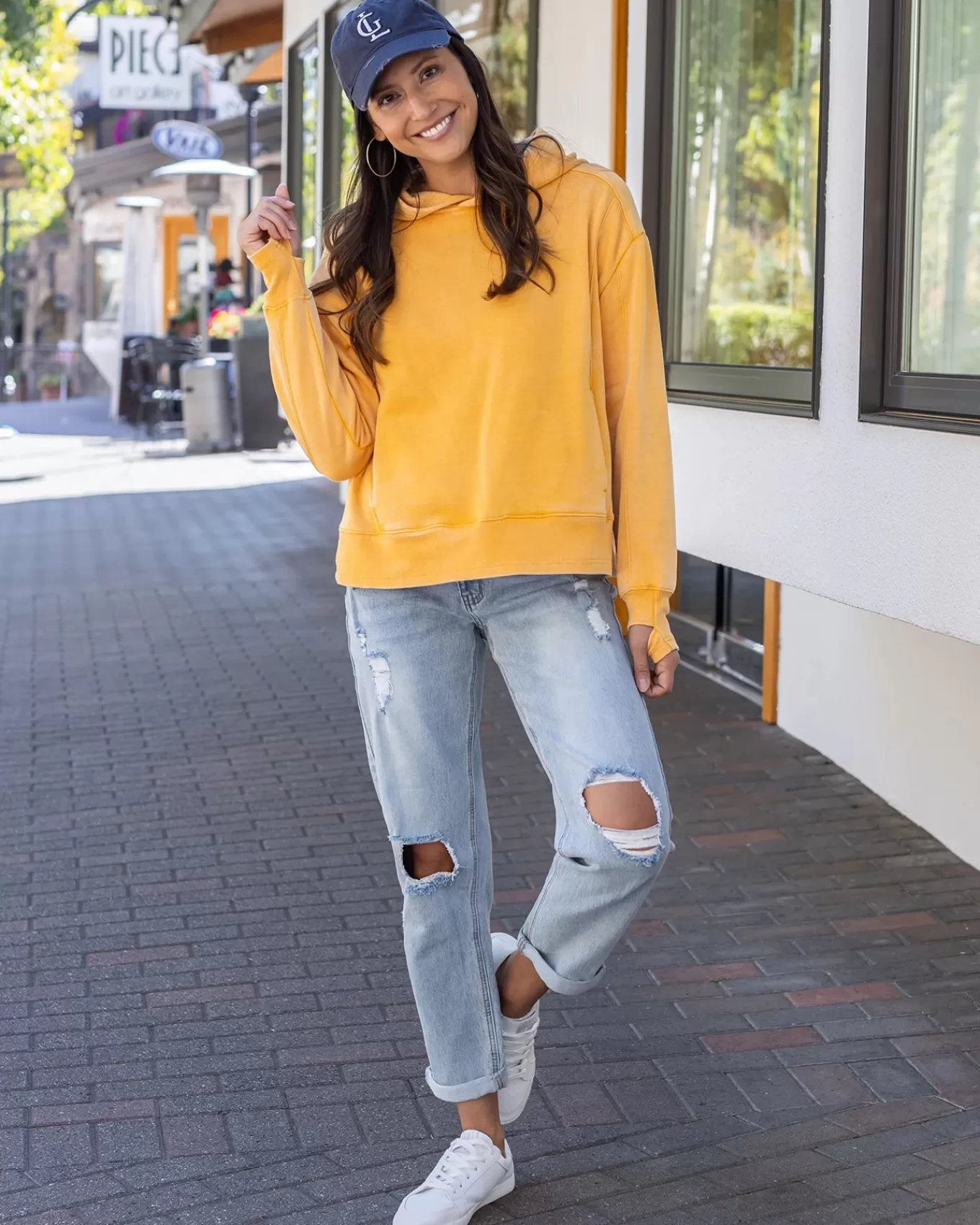 Shop Vintage Fleece Hoodie Hoodies + Pullovers