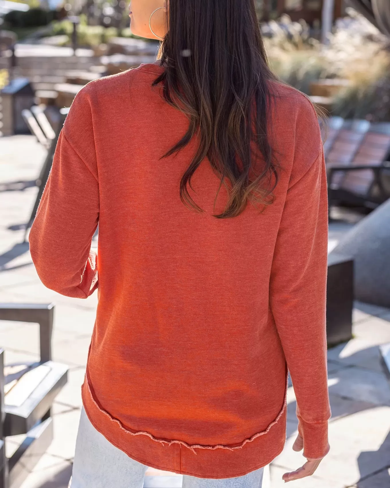 Outlet Vintage Tunic Sweatshirt Sweaters | Lounge Tops