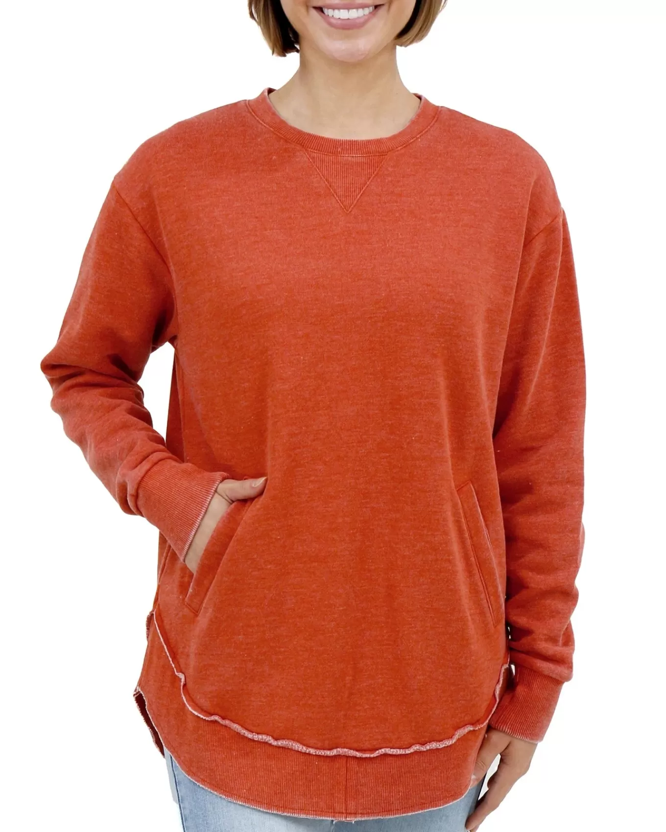 Outlet Vintage Tunic Sweatshirt Sweaters | Lounge Tops