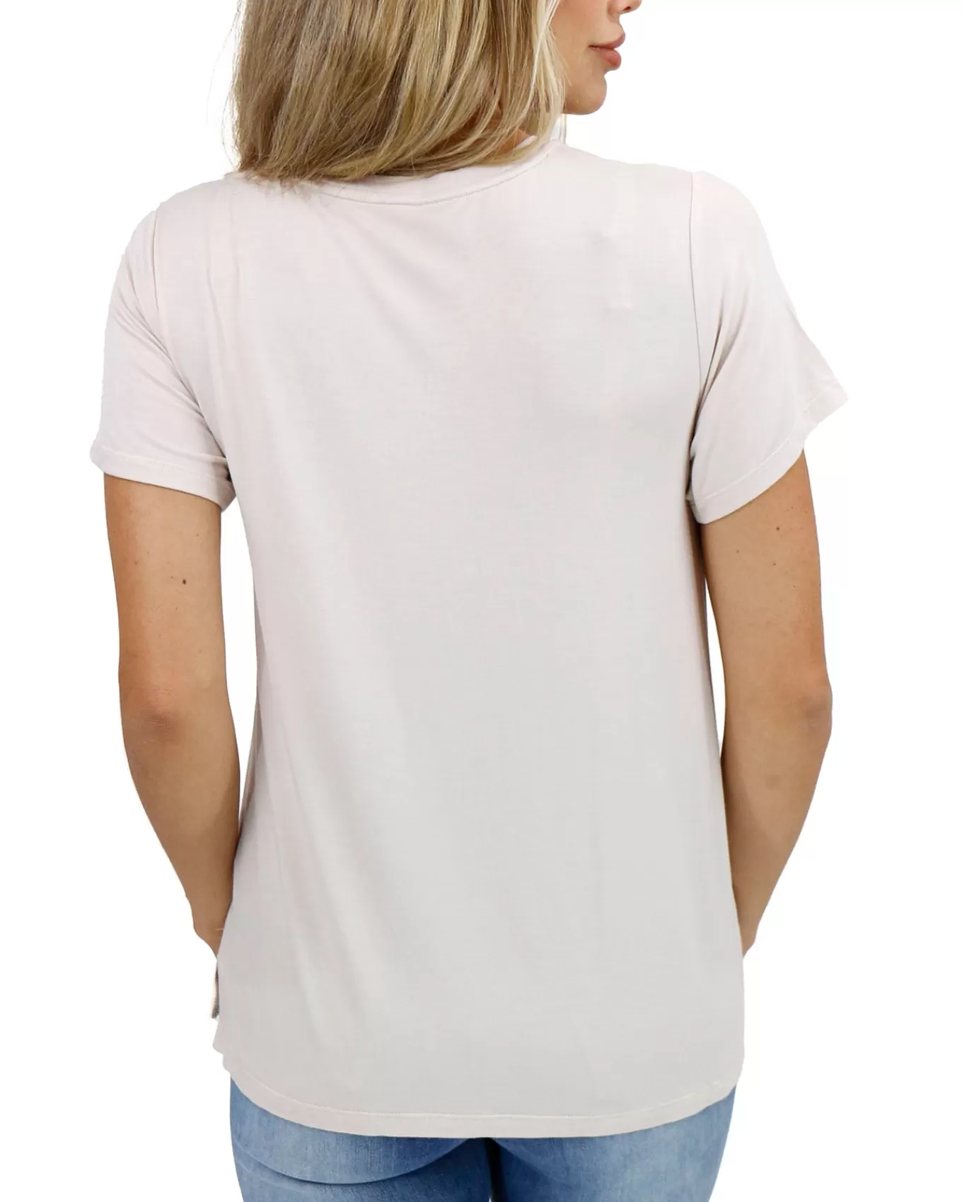 Cheap VIP Favorite Perfect Scoop Neck Graphic Tee - - FINAL SALE Graphic Tees